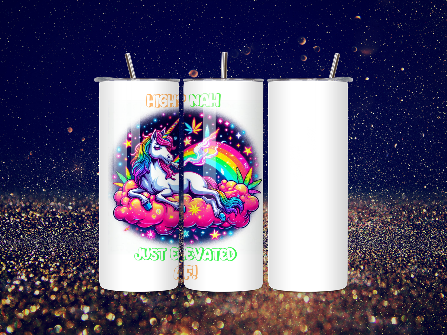 High AF and Hilarious – Stoner Animal Collection (20 oz Stainless Steel Tumbler)