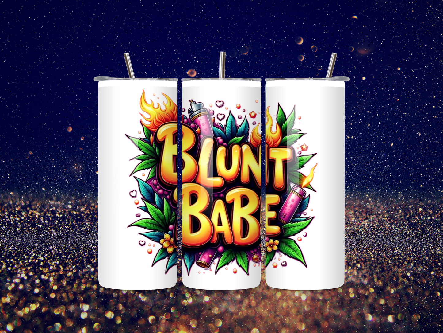 Blunt Babe- 20 oz Stainless Steel Tumbler