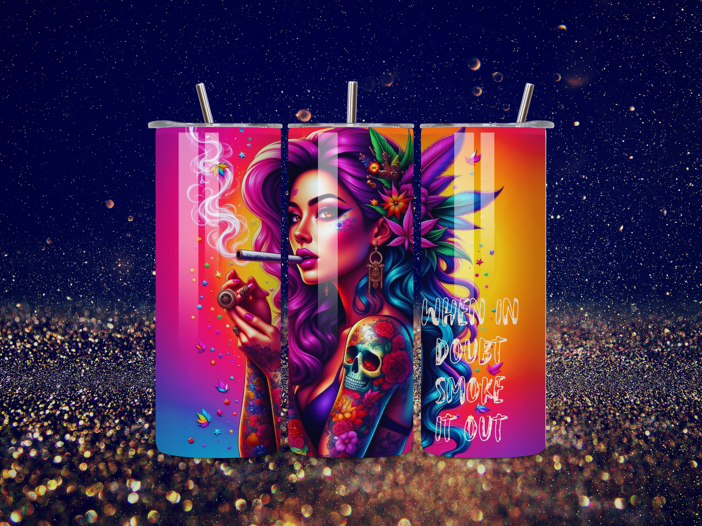 Blunt Babe- 20 oz Stainless Steel Tumbler