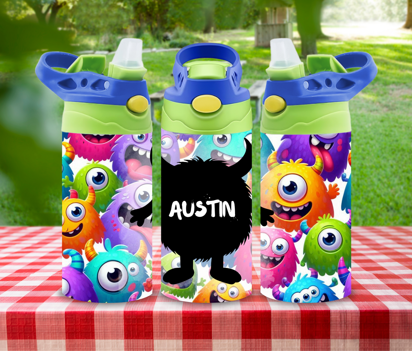 Monster Fuel - 12 oz Glow in the Dark Kid's Water Bottle