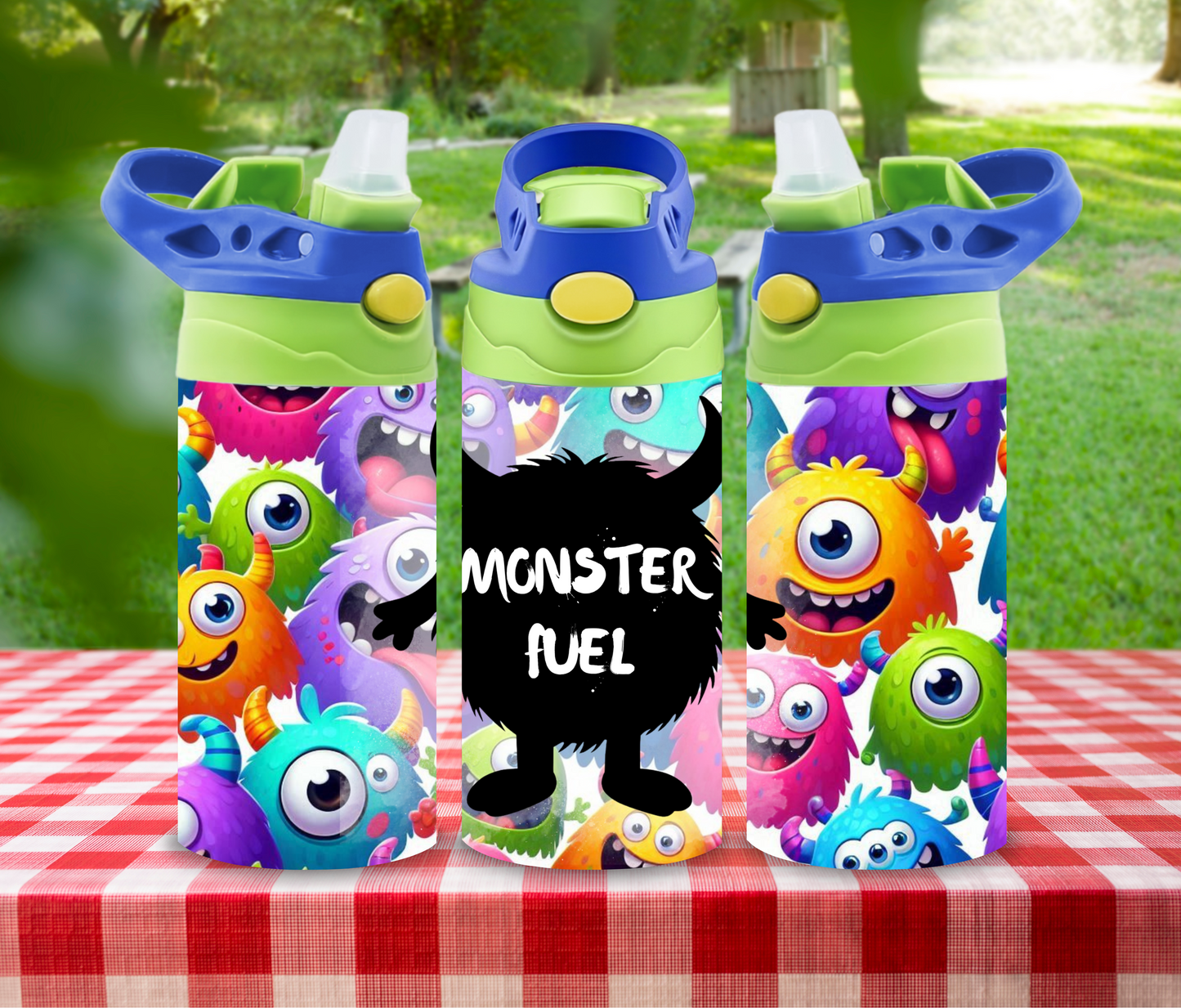 Monster Fuel - 12 oz Glow in the Dark Kid's Water Bottle