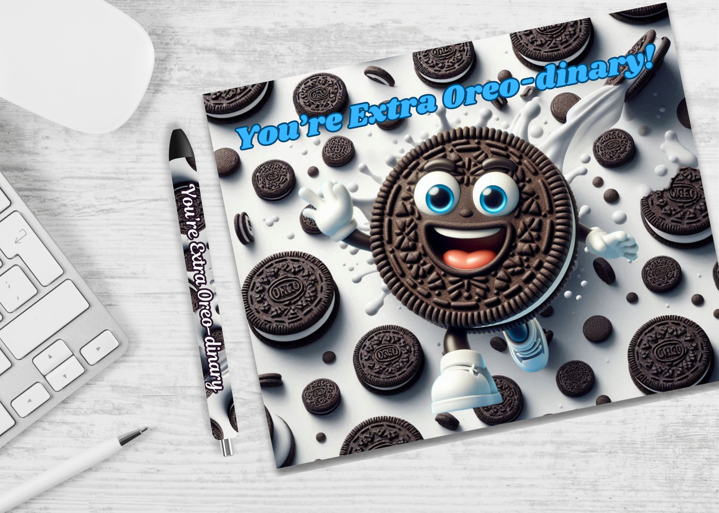 Sublimation Mouse Pad & Stainless Steel Pun Pen Gift Set | Fun Teacher, Coworker & Friend Appreciation