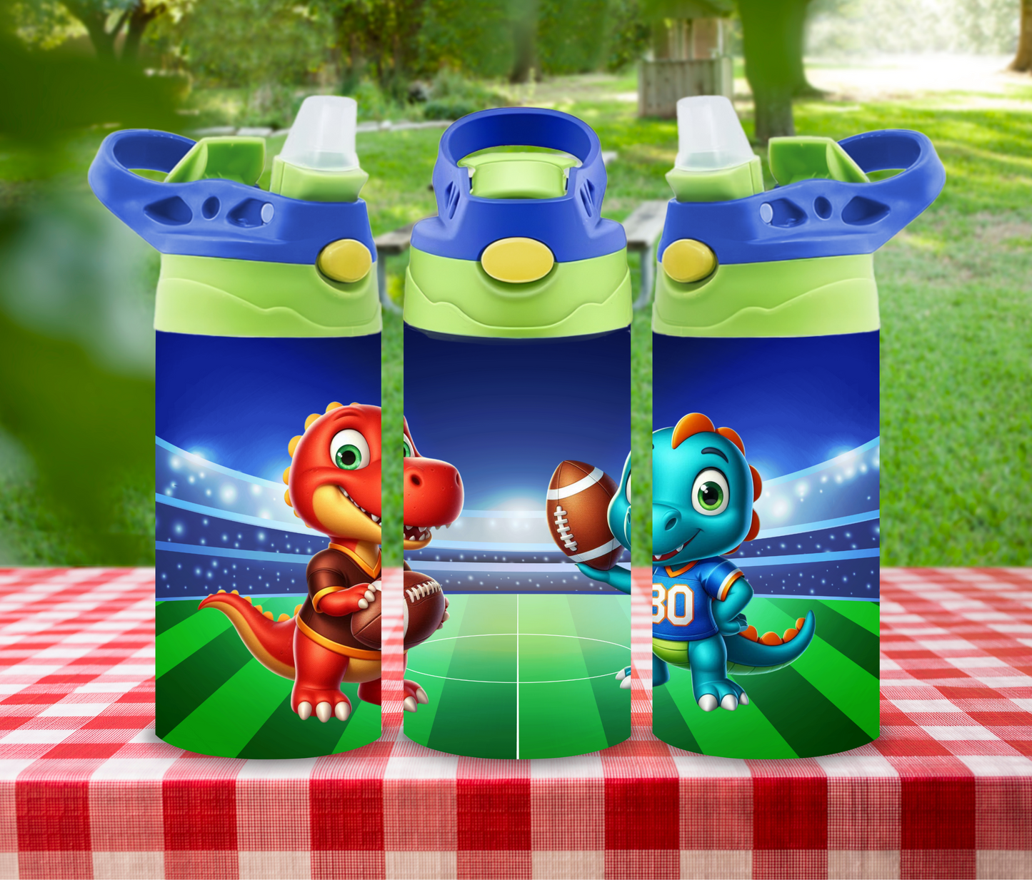 Dinosaur 12oz Glow in the Dark Kid's Water Bottle