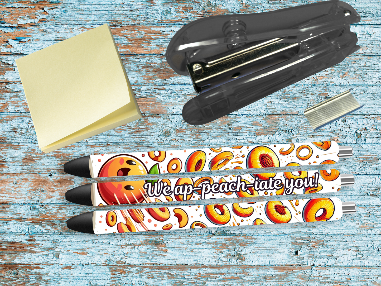 Funny Appreciation Pens – Pun-Themed Stainless Steel Sublimation Pens | Teacher, Coworker, & Friend Gifts