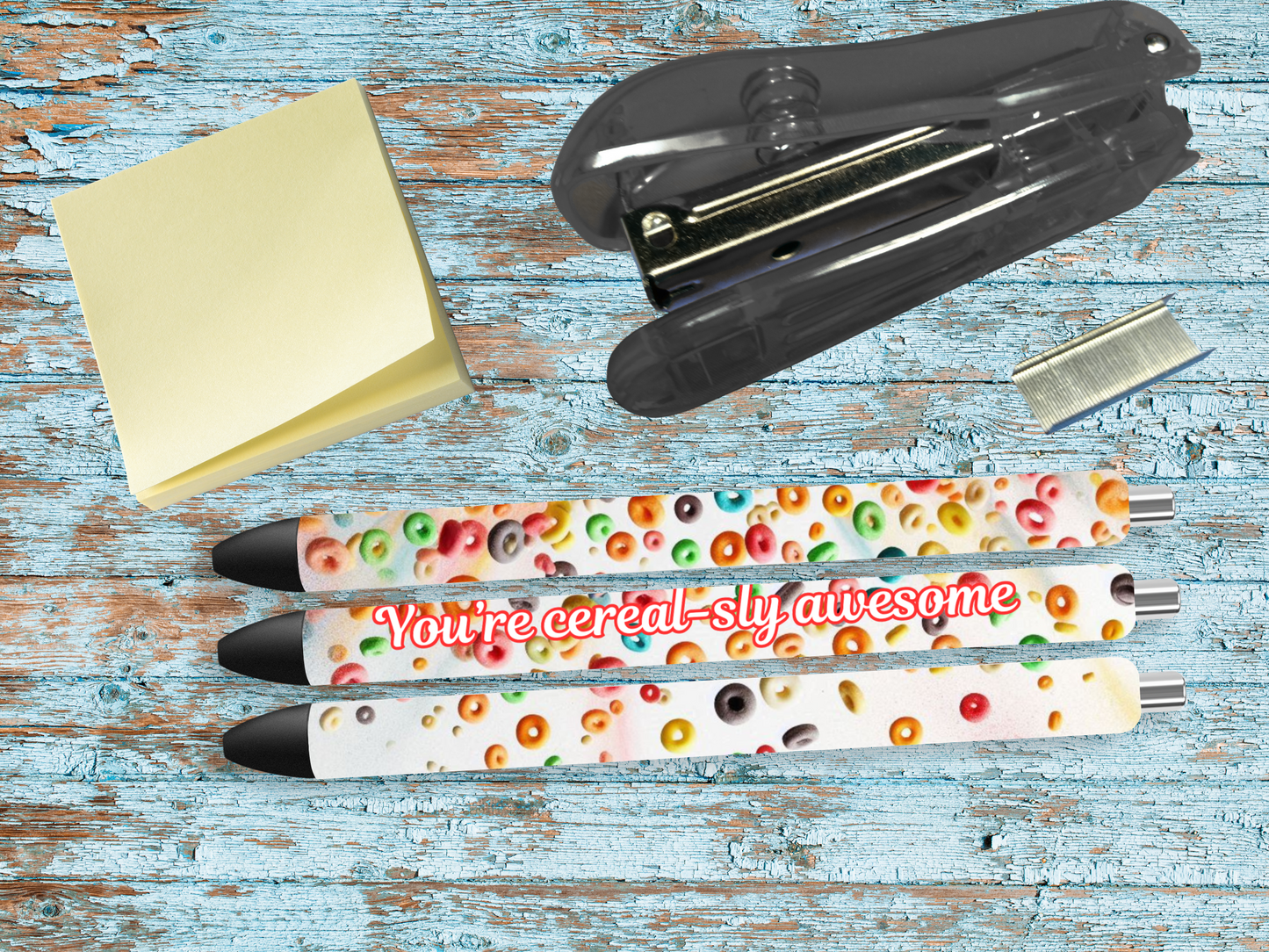 Funny Appreciation Pens – Pun-Themed Stainless Steel Sublimation Pens | Teacher, Coworker, & Friend Gifts