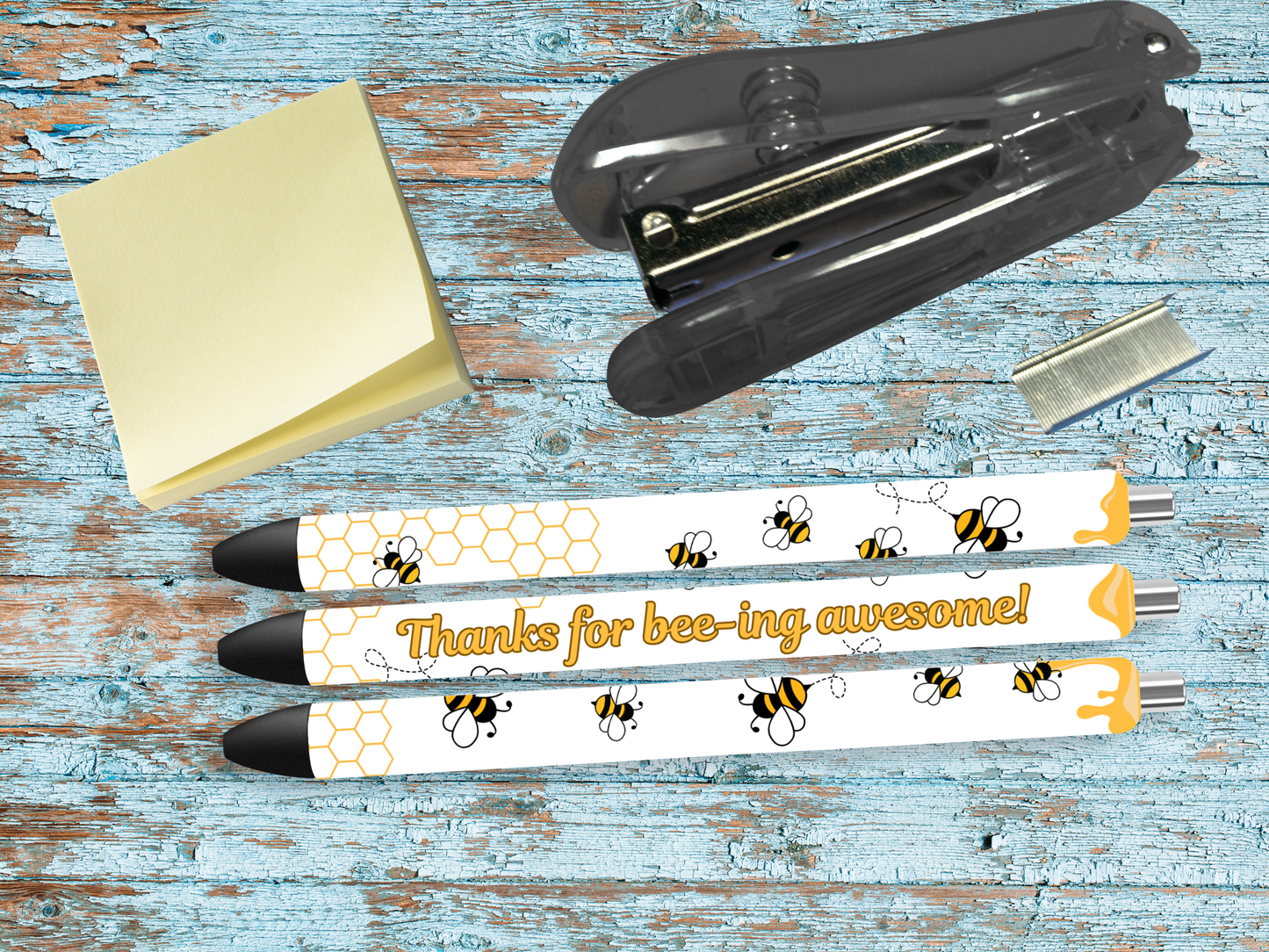 Funny Appreciation Pens – Pun-Themed Stainless Steel Sublimation Pens | Teacher, Coworker, & Friend Gifts