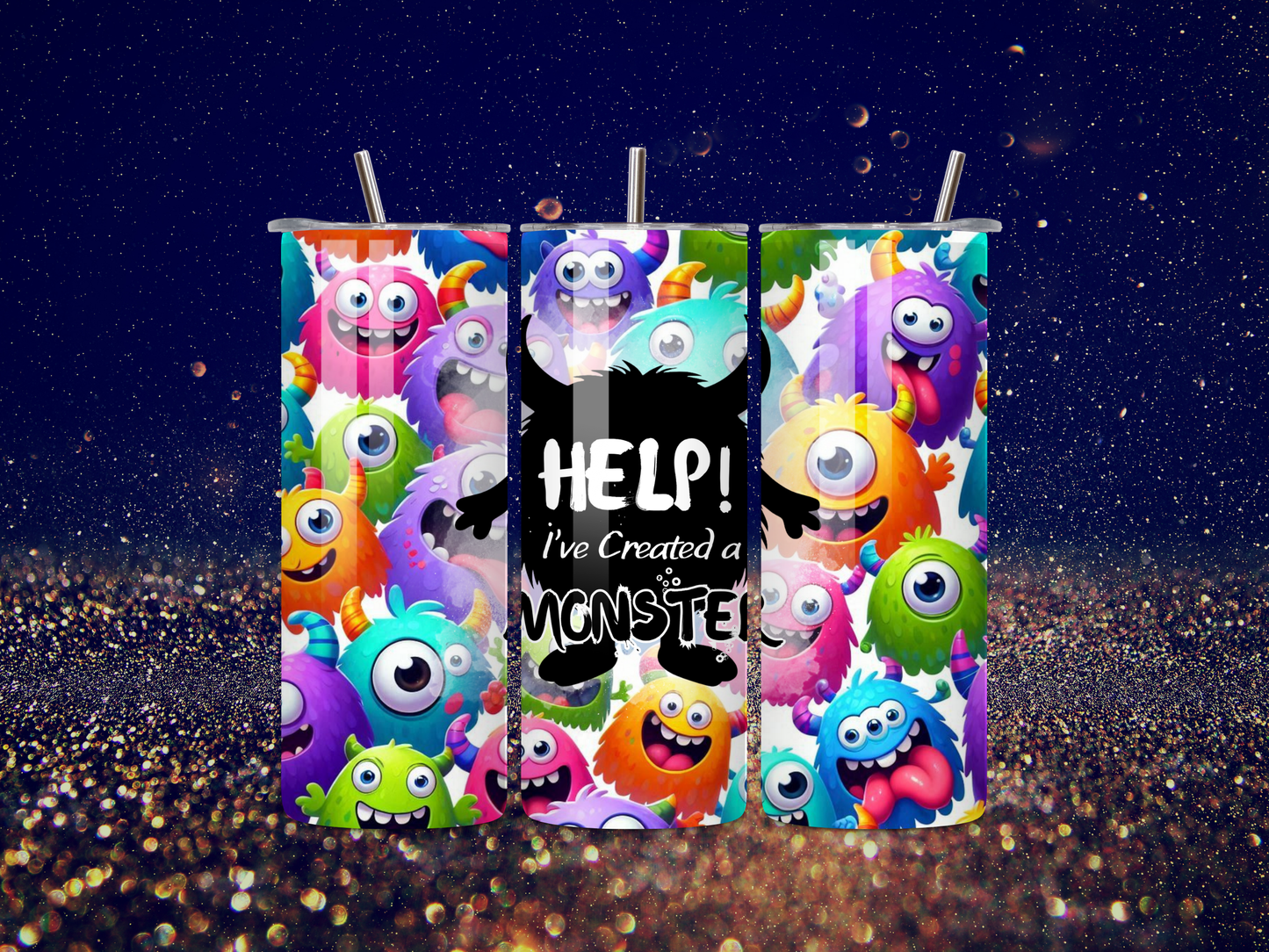 Monster Family Tumbler Set - The Original & Remix Collection