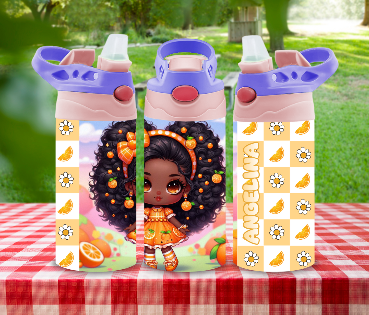 Berry Sparkle - 12 oz Glow in the Dark Kid's Water Bottle