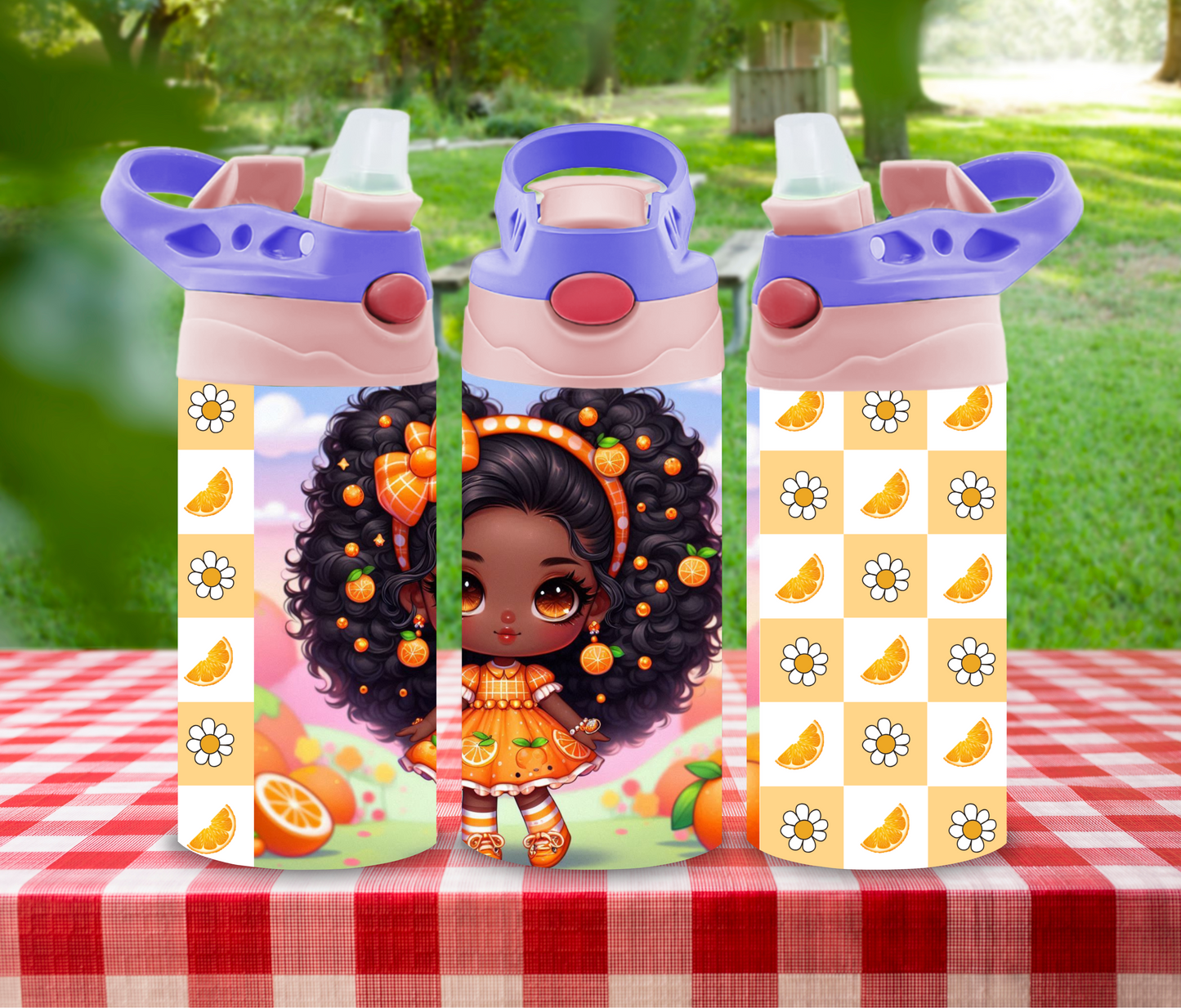 Berry Sparkle - 12 oz Glow in the Dark Kid's Water Bottle