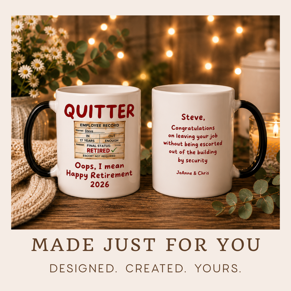 Made Just for You