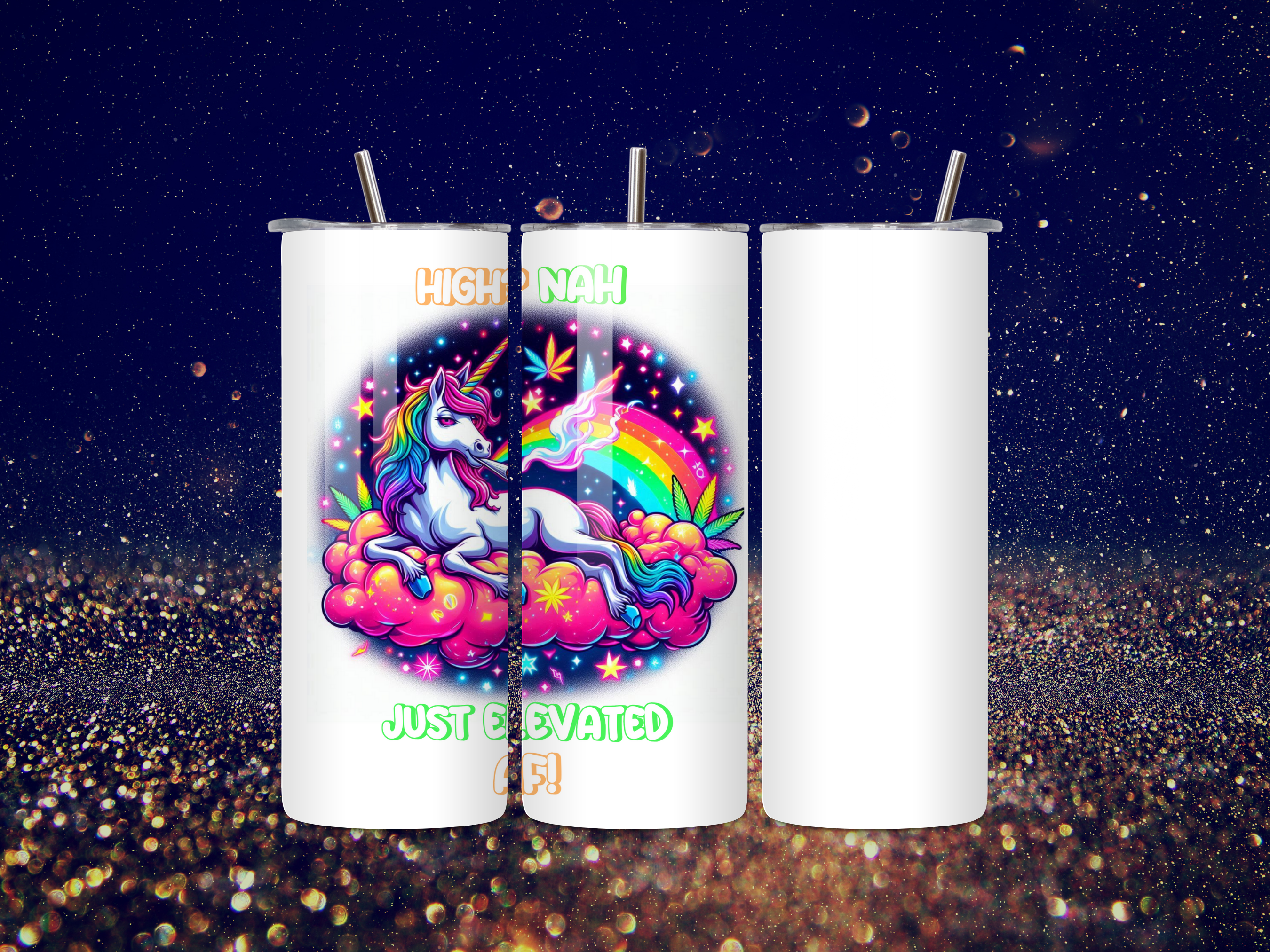 High AF and Hilarious – Stoner Animal Collection (20 oz Stainless Steel Tumbler)