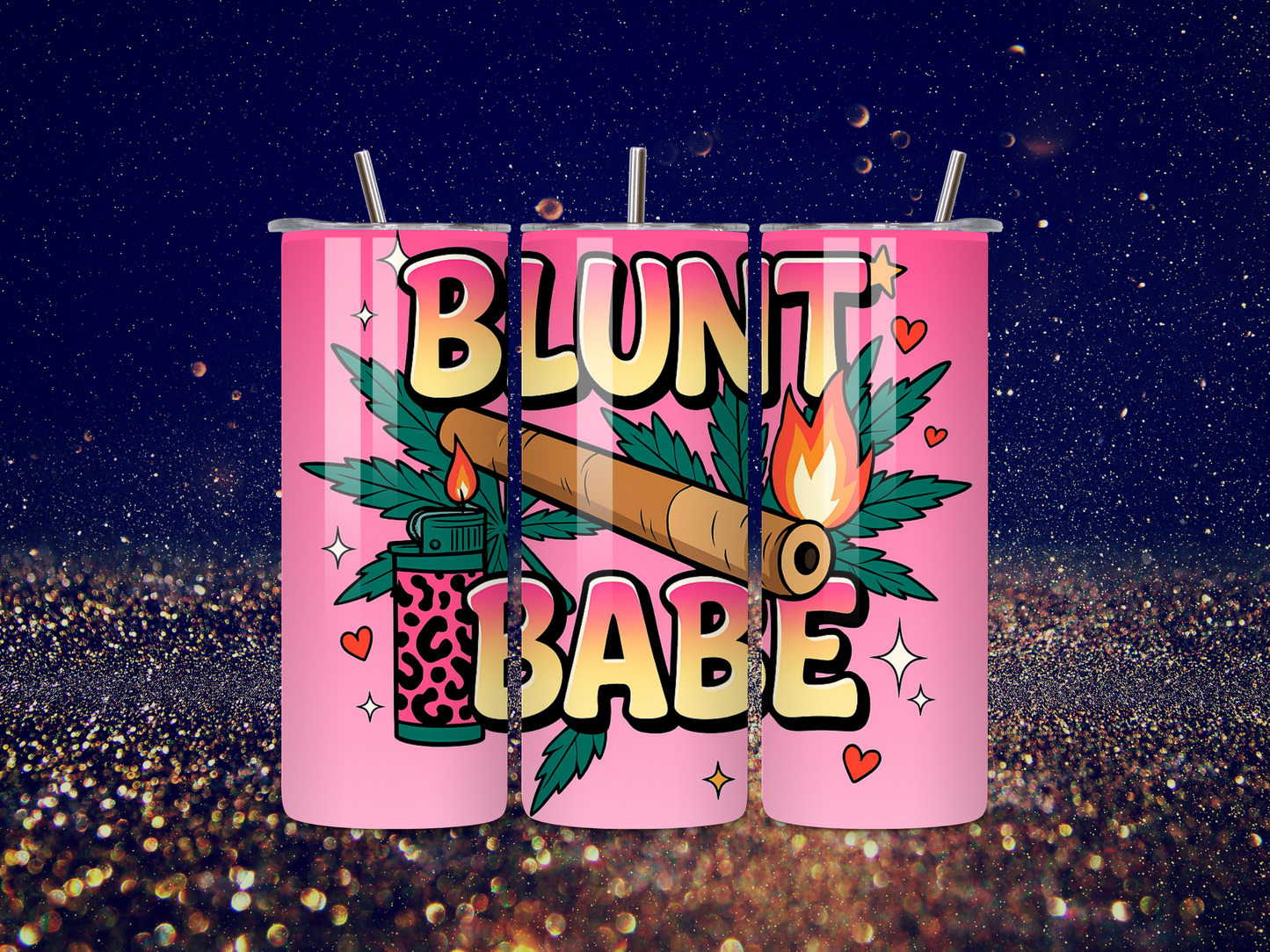 Blunt Babe- 20 oz Stainless Steel Tumbler