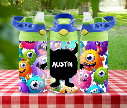 Monster Fuel - 12 oz Glow in the Dark Kid's Water Bottle