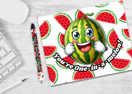 Sublimation Mouse Pad & Stainless Steel Pun Pen Gift Set | Fun Teacher, Coworker & Friend Appreciation