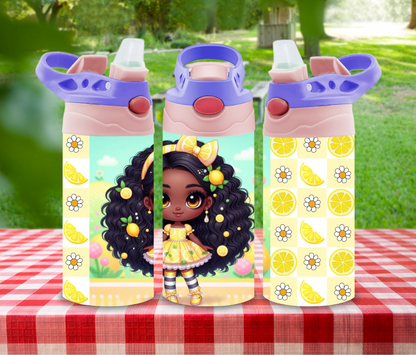 Berry Sparkle - 12 oz Glow in the Dark Kid's Water Bottle