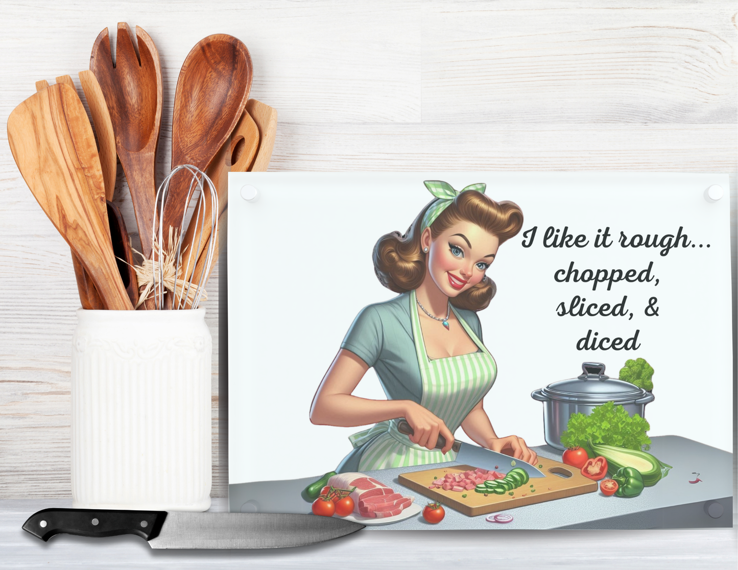 I Like it Rough cutting board