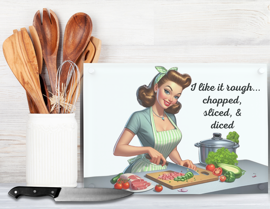 I Like it Rough cutting board