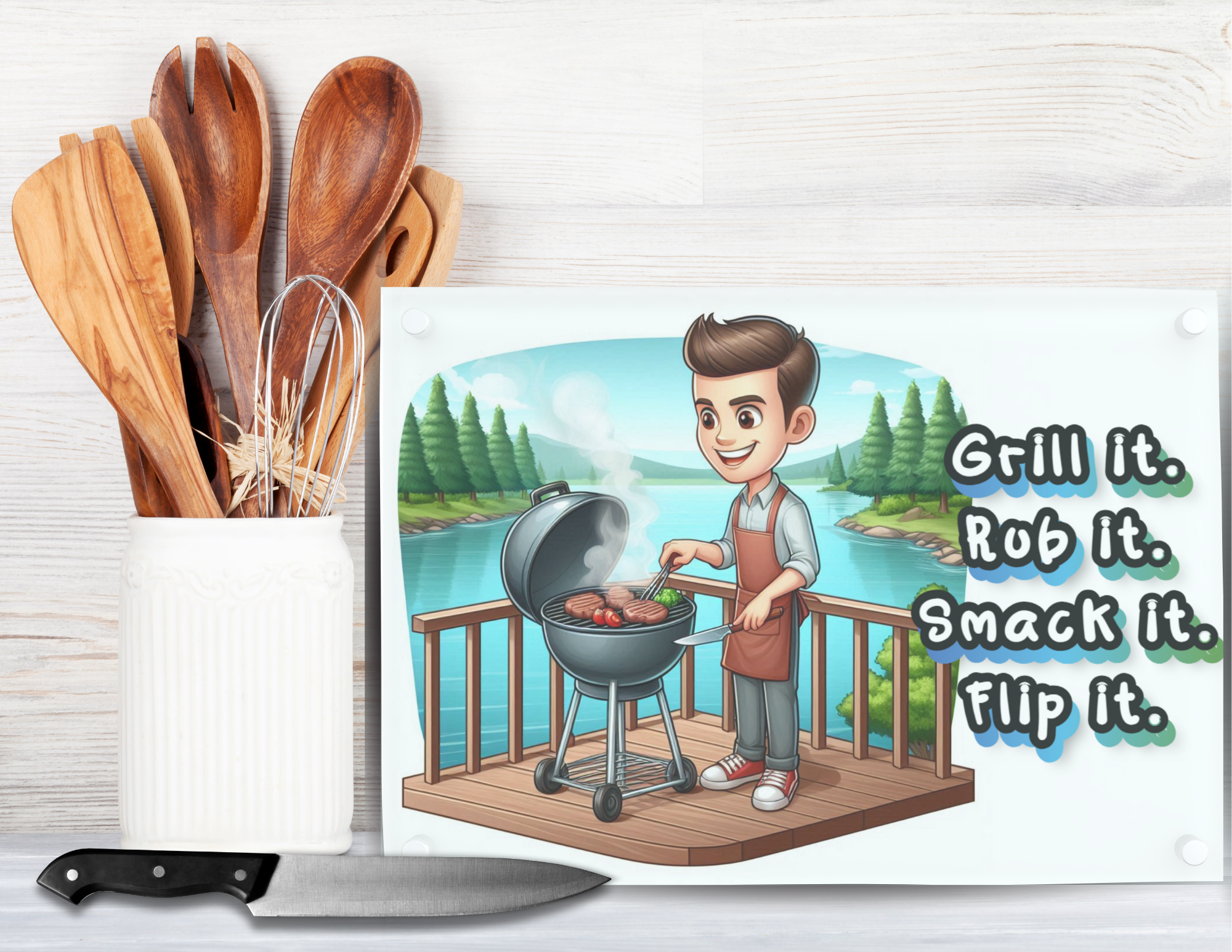 Grill it, Rub it, Smack it Flip it