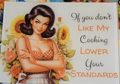 Lower Your Standards cutting board