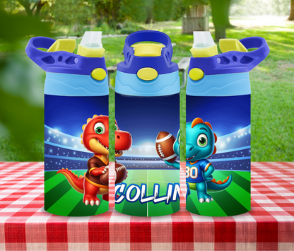 Dinosaur 12oz Glow in the Dark Kid's Water Bottle