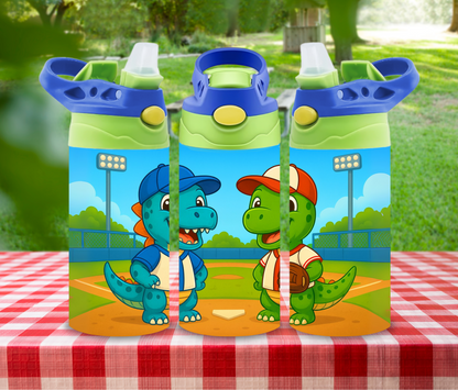 Dinosaur 12oz Glow in the Dark Kid's Water Bottle