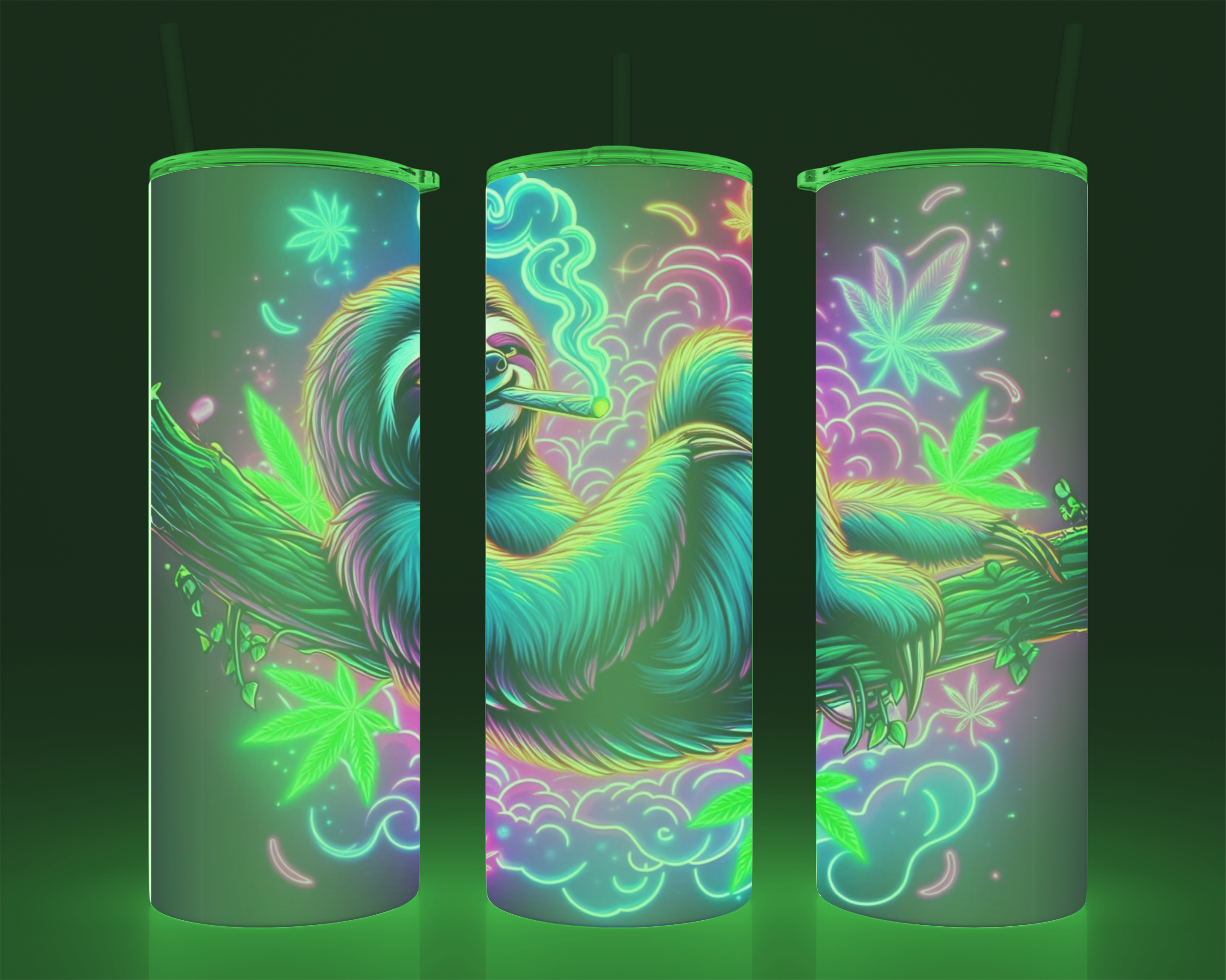 High AF and Hilarious – Stoner Animal Collection (20 oz Stainless Steel Tumbler)
