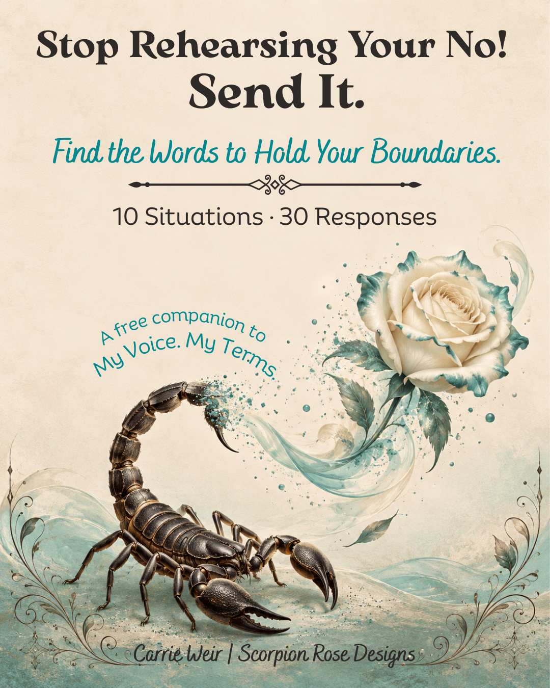 Stop Rehearsing Your No! Send It. — Free Boundary Guide