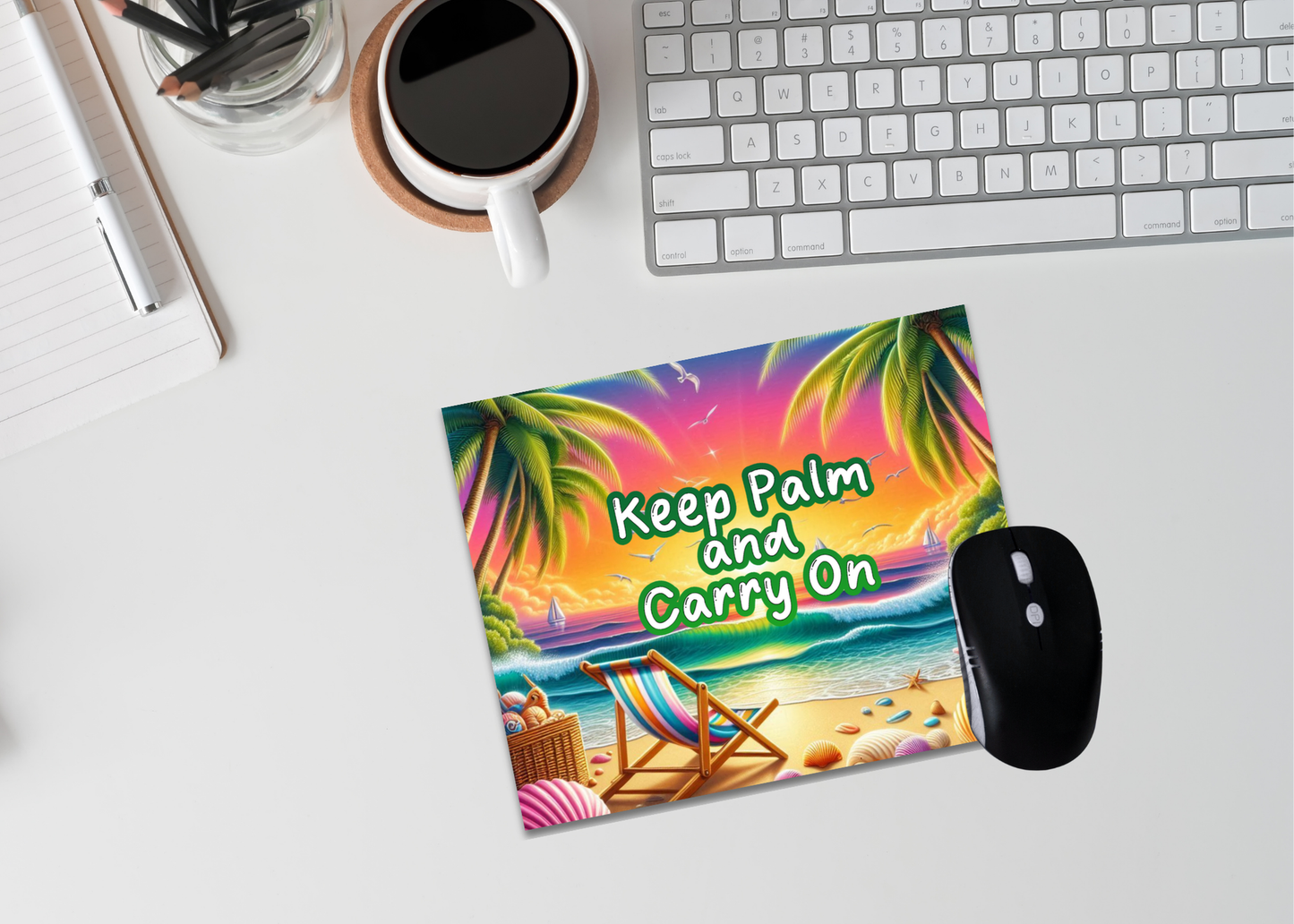Beach Pun Mouse Pads – Fun Coastal Desk Decor & Gifts