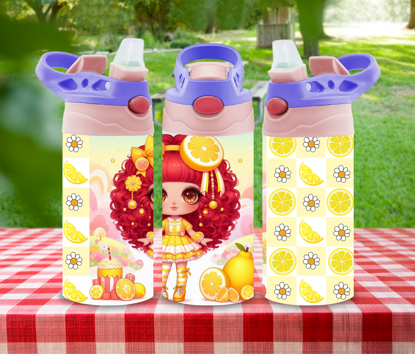 Berry Sparkle - 12 oz Glow in the Dark Kid's Water Bottle