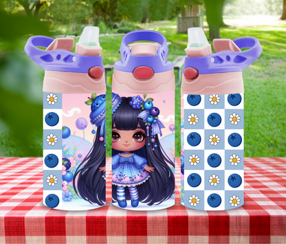 Berry Sparkle - 12 oz Glow in the Dark Kid's Water Bottle
