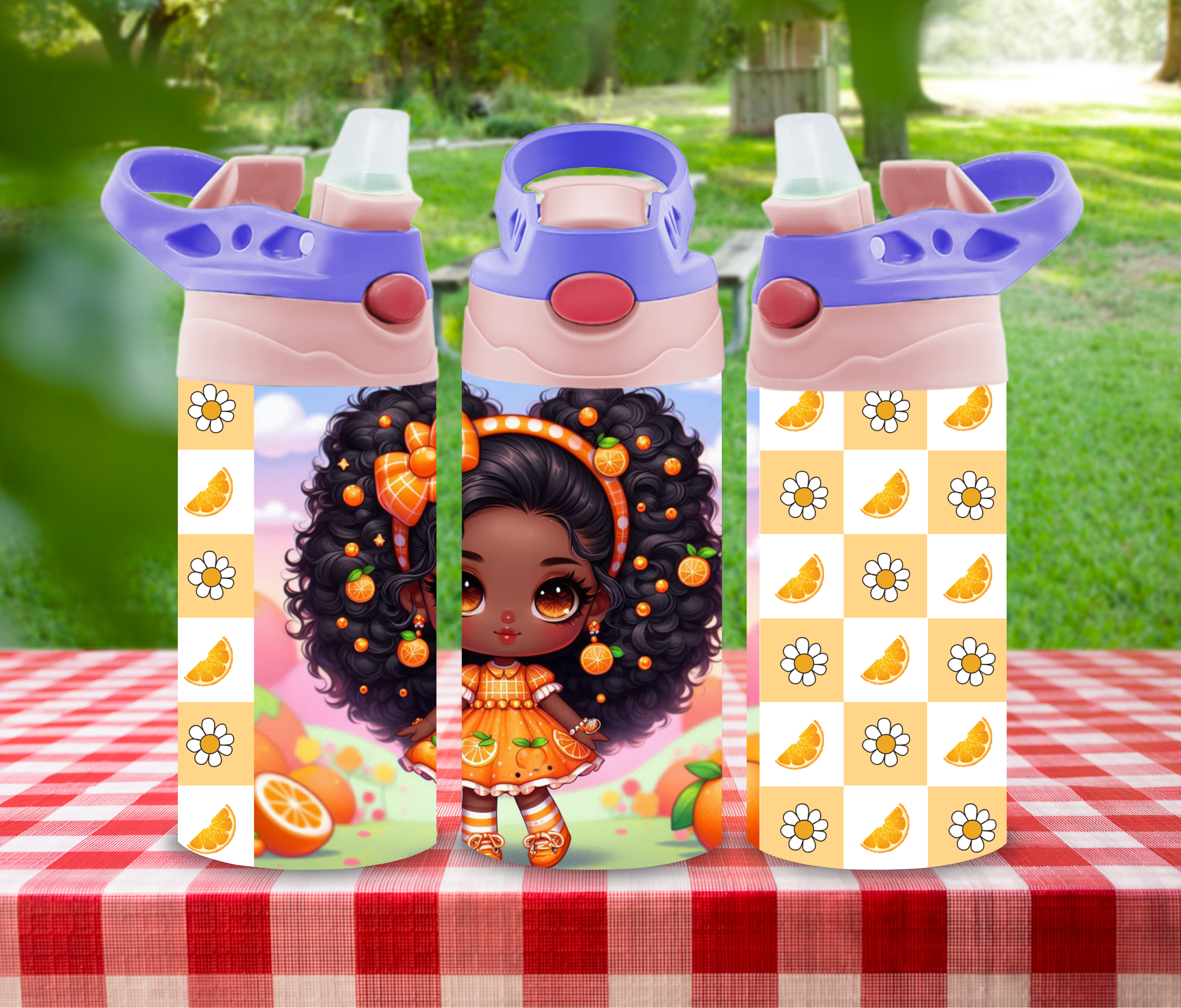 Berry Sparkle - 12 oz Glow in the Dark Kid's Water Bottle