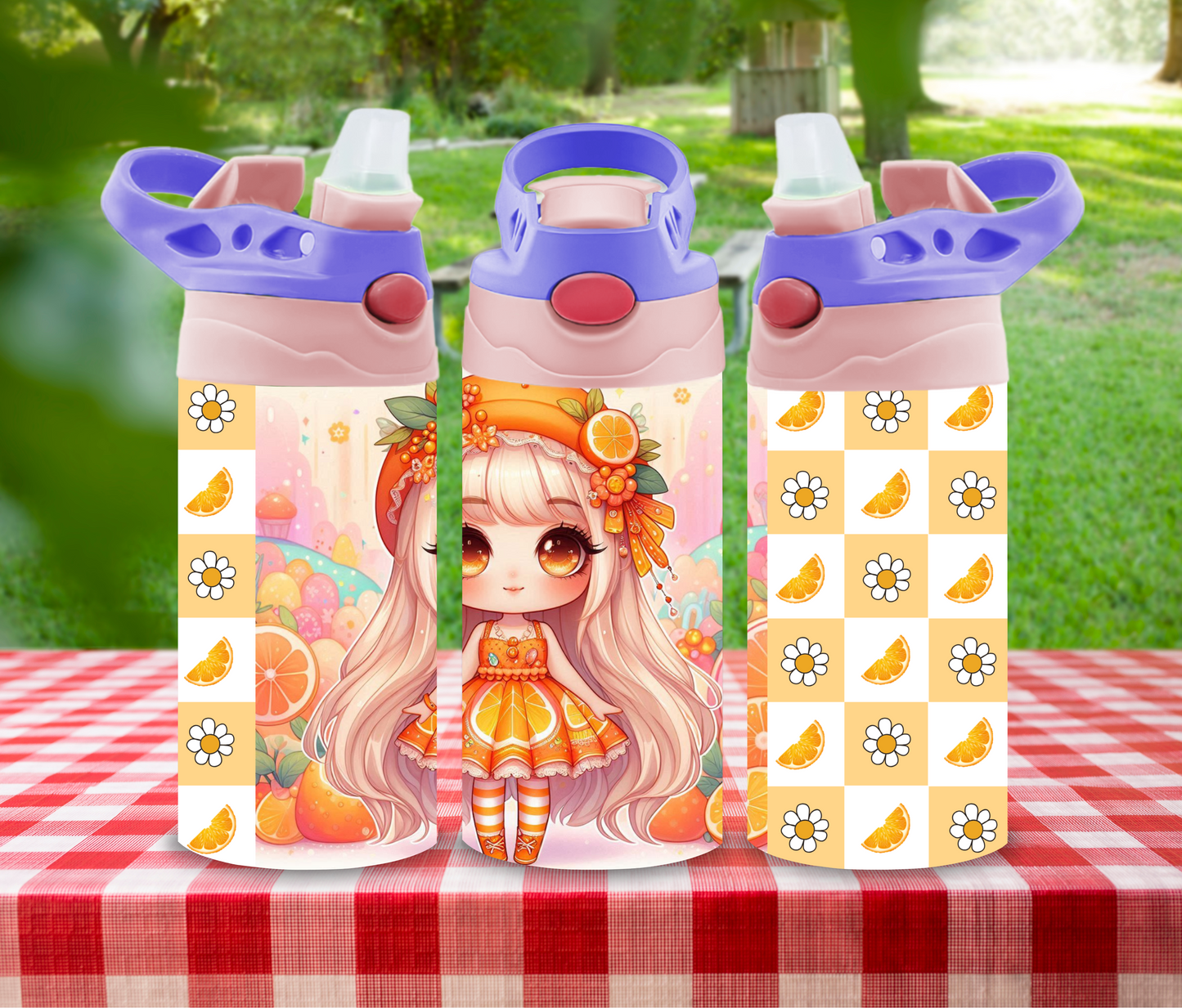 Berry Sparkle - 12 oz Glow in the Dark Kid's Water Bottle