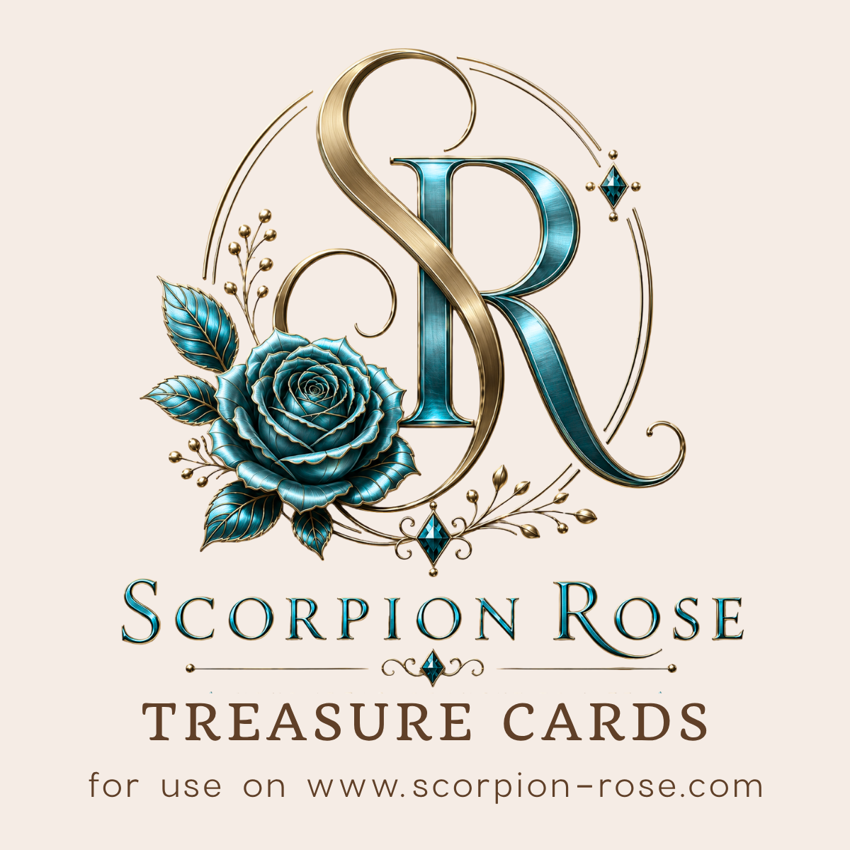 Scorpion Rose digital gift card for personalized gifts, handmade treasures, and custom creations.