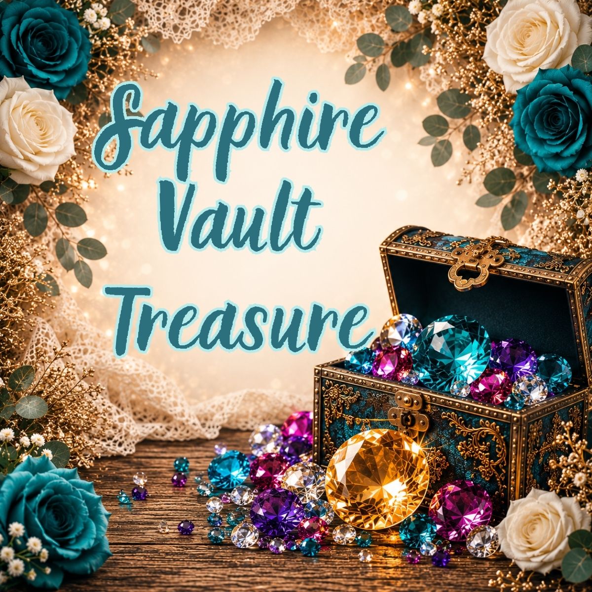Platinum Treasure Vault luxury mystery gift box featuring premium handmade gifts, personalized keepsakes, and exclusive surprises from Scorpion Rose.
