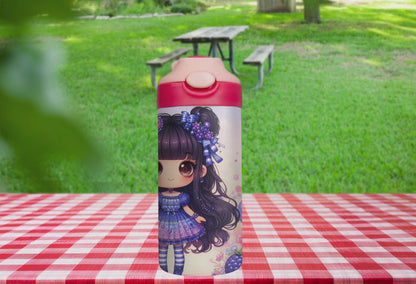 Berry Sparkle - 12 oz Glow in the Dark Kid's Water Bottle