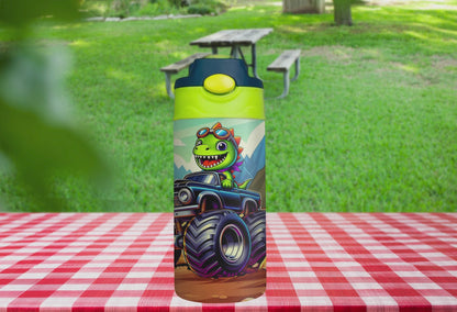Dinosaur 12oz Glow in the Dark Kid's Water Bottle
