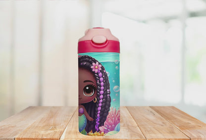 Under The Sea - 12 oz Glow in the Dark Kid's Water Bottle