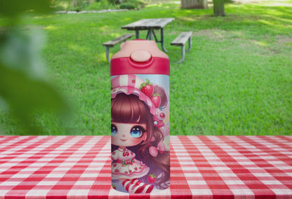 Berry Sparkle - 12 oz Glow in the Dark Kid's Water Bottle