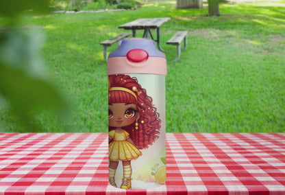 Berry Sparkle - 12 oz Glow in the Dark Kid's Water Bottle