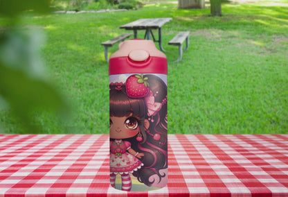 Berry Sparkle - 12 oz Glow in the Dark Kid's Water Bottle