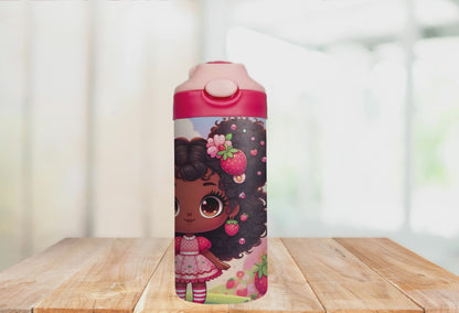 Berry Sparkle - 12 oz Glow in the Dark Kid's Water Bottle