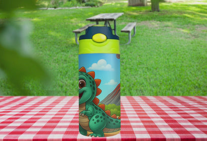 Dinosaur 12oz Glow in the Dark Kid's Water Bottle