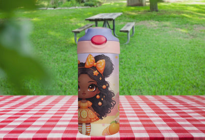 Berry Sparkle - 12 oz Glow in the Dark Kid's Water Bottle