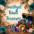 Silver Treasure Vault mystery gift box with curated handmade gifts and unique treasures from Scorpion Rose.